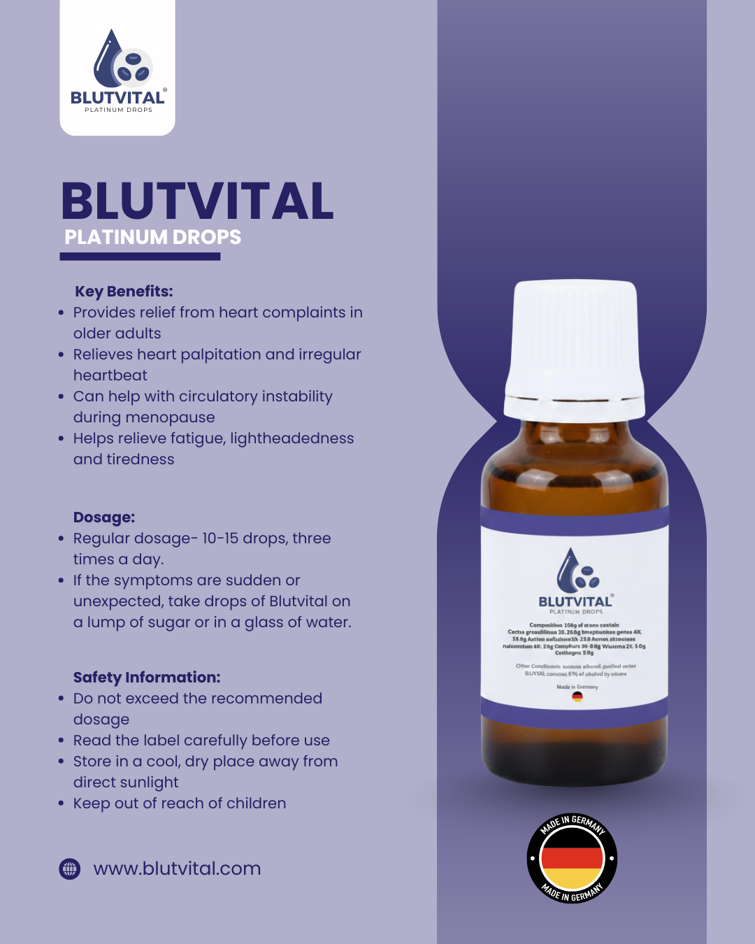 Blutvital Platinum Drops